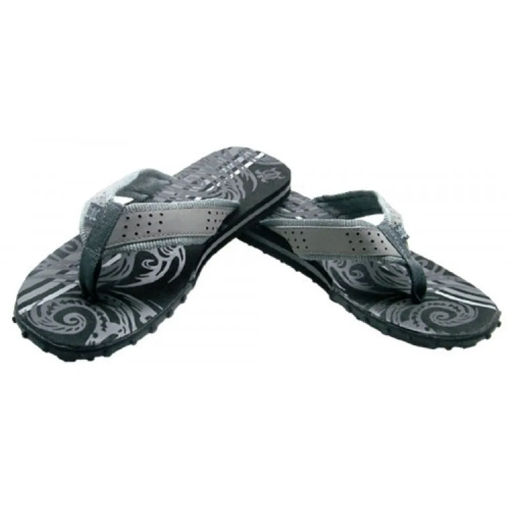 Black Tribal Stripes Men's Sandal