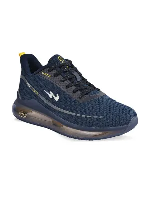 Campus Men Navy Blue Mesh Sensor Running Shoes