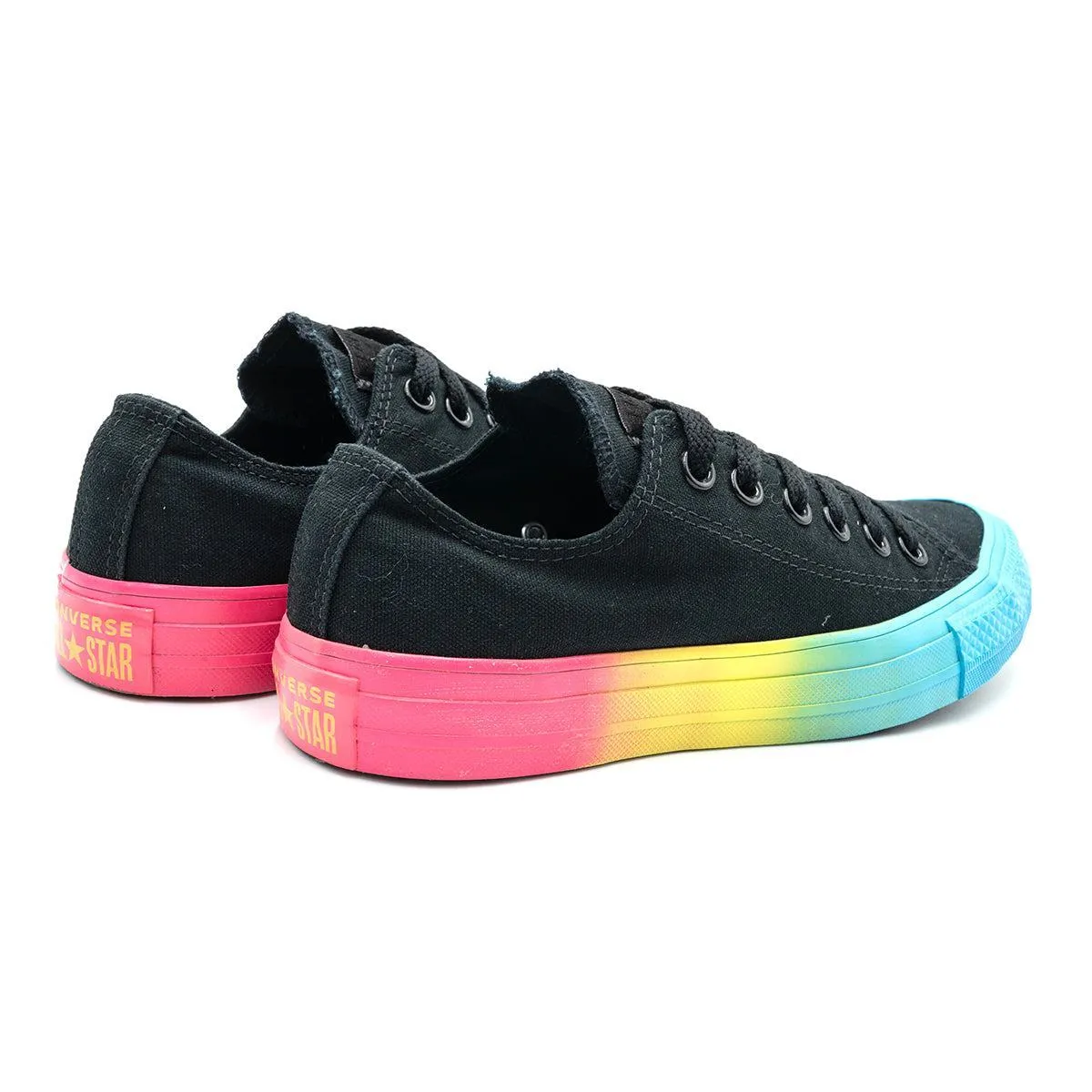 Converse Athletic Low-Top Sneakers Canvas Black Colour For Women