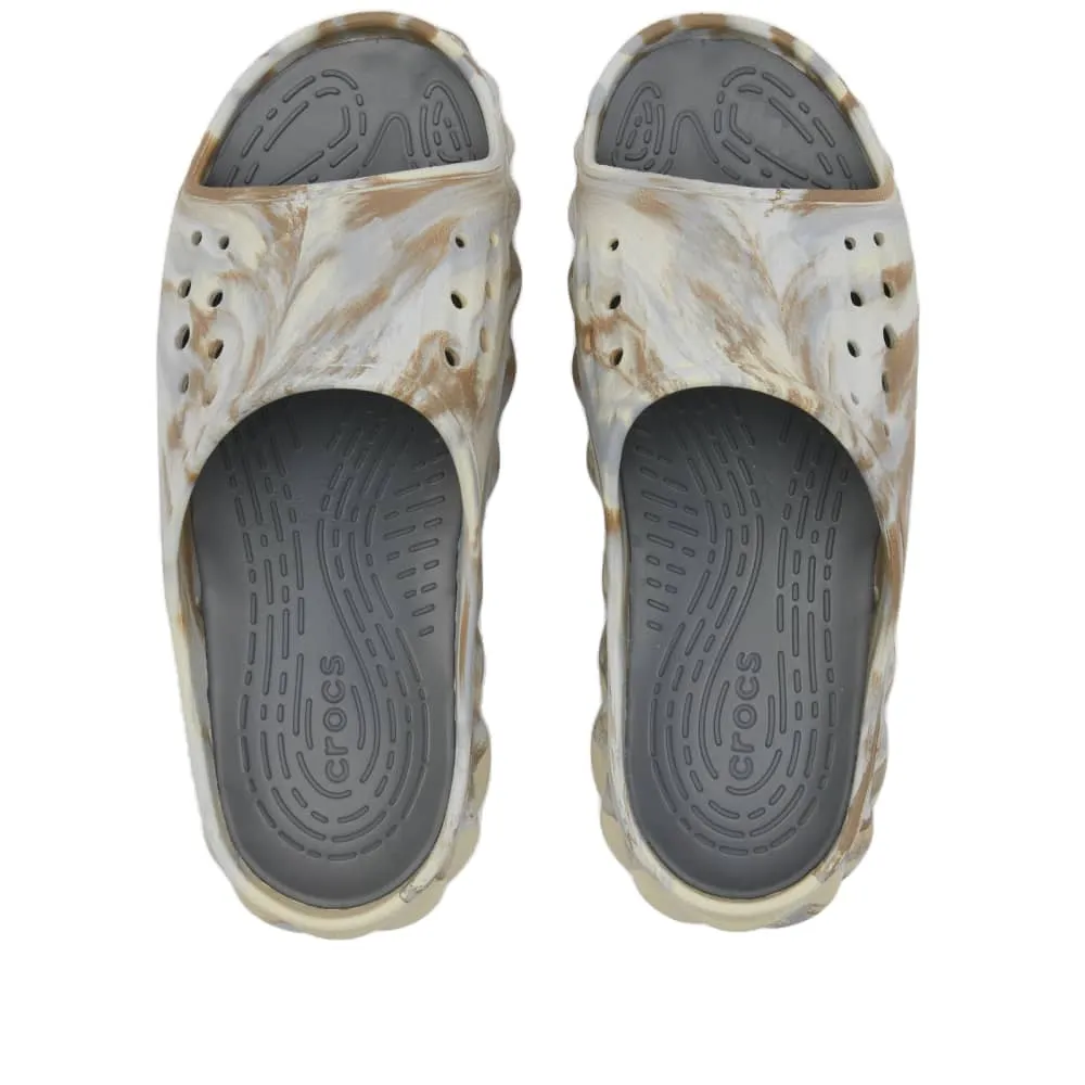 Crocs Echo Marbled Slide Sandals