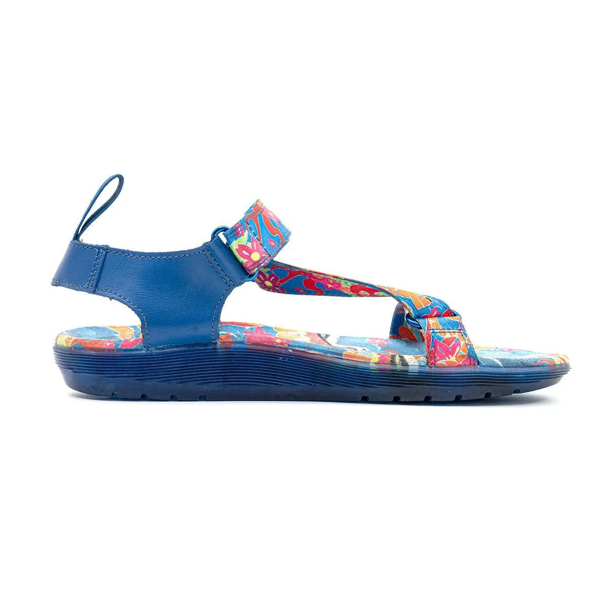 Dr. Martens Balfour Strap Flat Sandals Fabric Multicolour Colour For Women