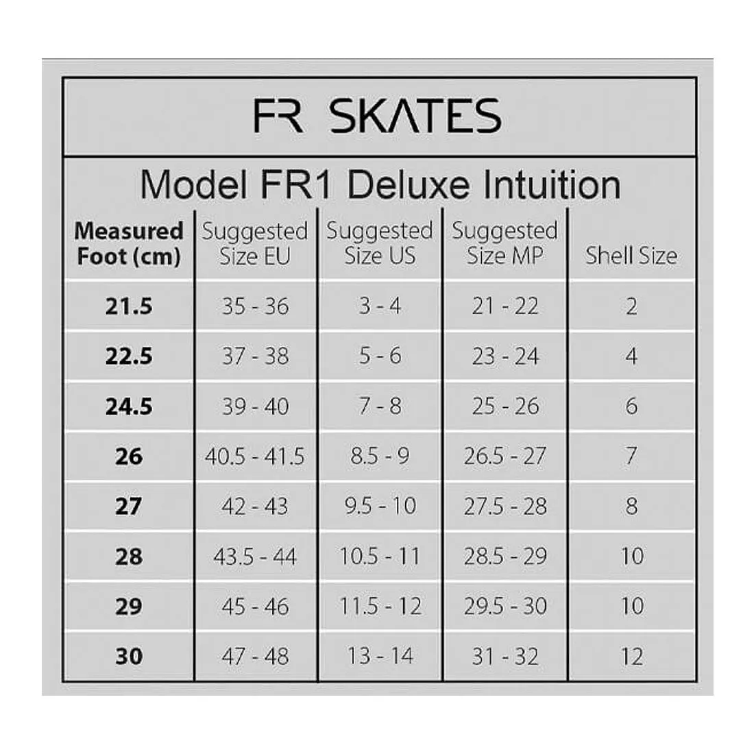FR Skates FR1 80 Deluxe Intuition - White