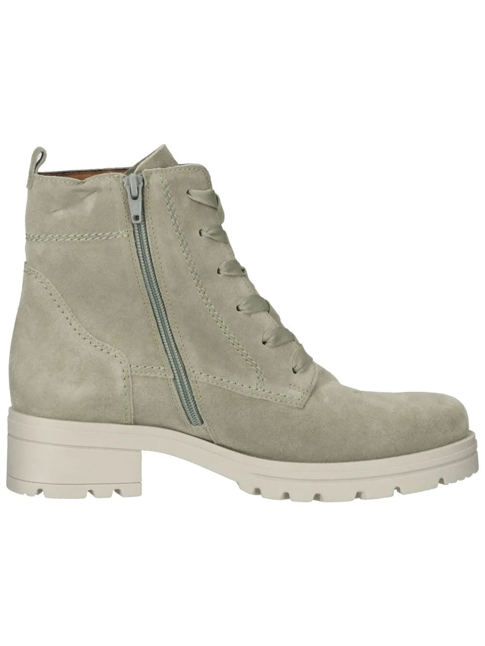 Gabor Lace-Up Ankle Boots, Pastel Green