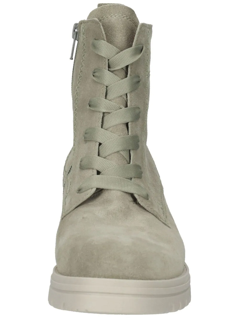 Gabor Lace-Up Ankle Boots, Pastel Green