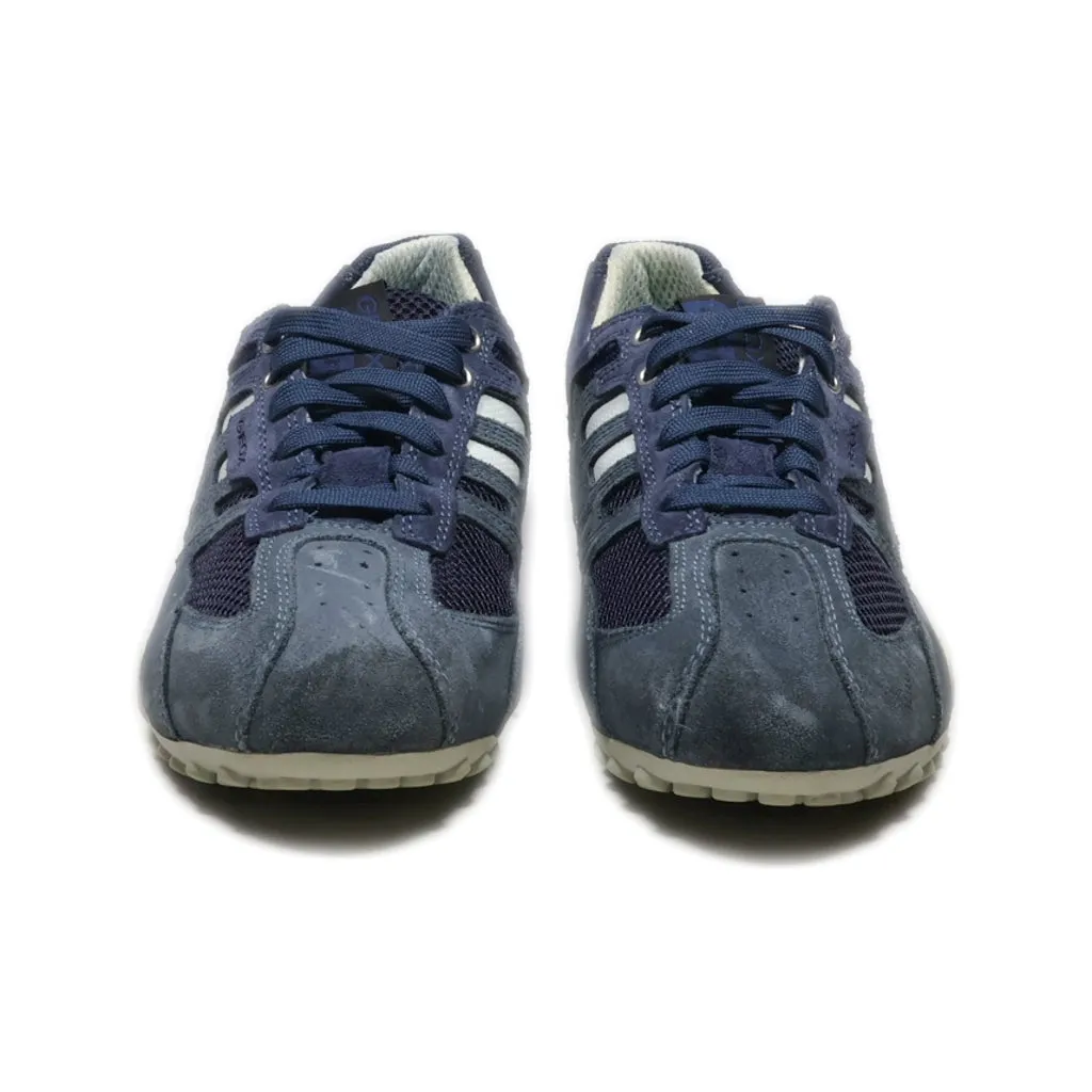 Geox Sport Sport Shoes Suede Blue Colour For Men