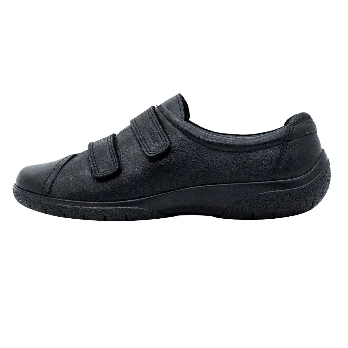 Hotter Leap Ii Pumps Leather Black Colour For Women