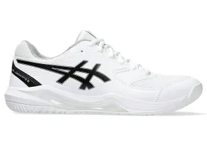Men's Asics Gel-Dedicate 8, White/Black, 8.5 D Medium