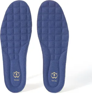 Thick Memory Foam Shoes Insert with Arch Support - Premium Cushioning Orthopedic Shoe Insoles for Heel Pain & Plantar Fasciitis, Running, Hiking, Working Men & Women (Blue Size 11)