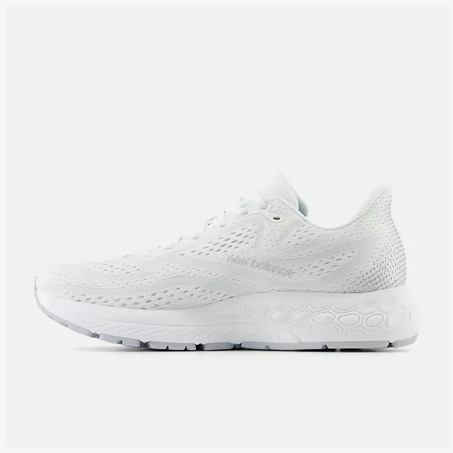 Women's Fresh Foam X 880v13 (White/Light Silver Metallic)