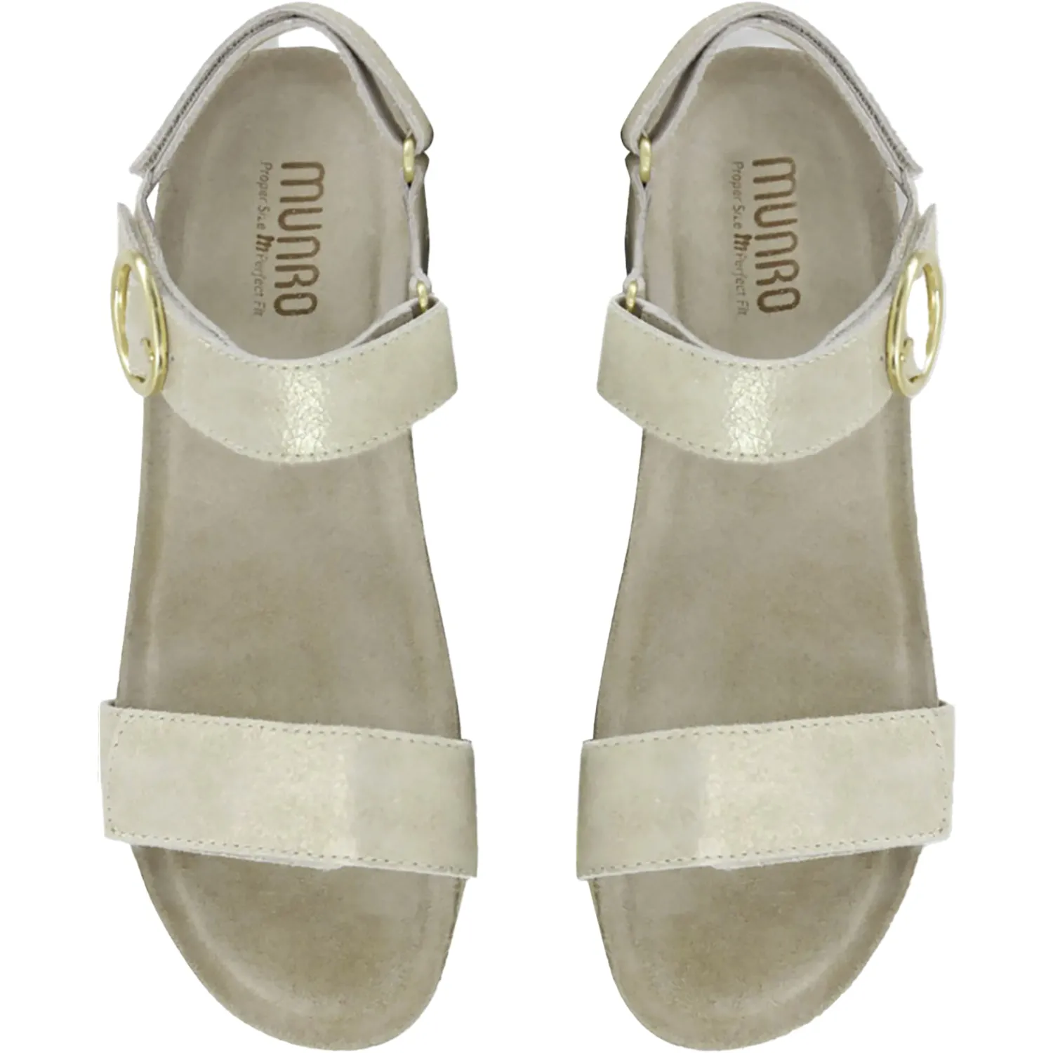 Women's Munro Sintra Gold/Tan Combo Leather