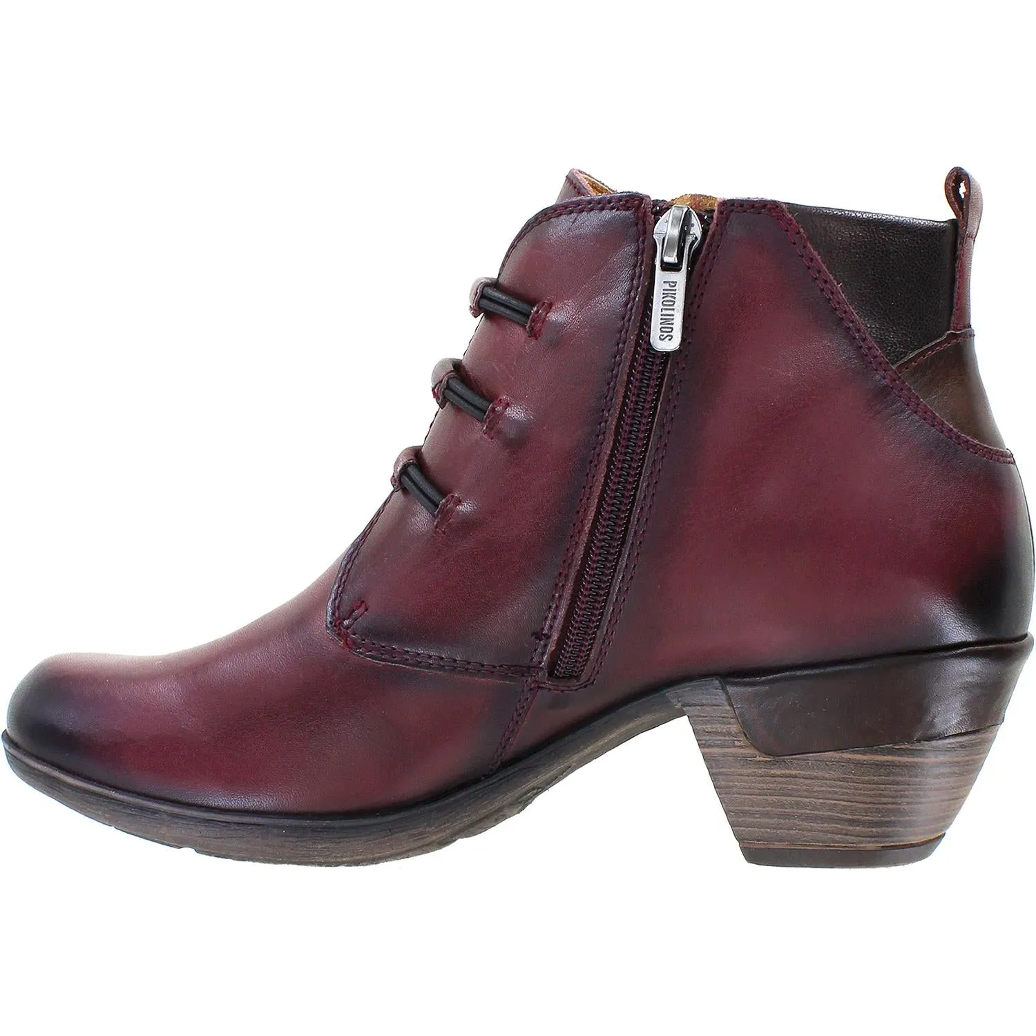 Women's Pikolinos Rotterdam 902-8746 Garnet/Olmo Leather