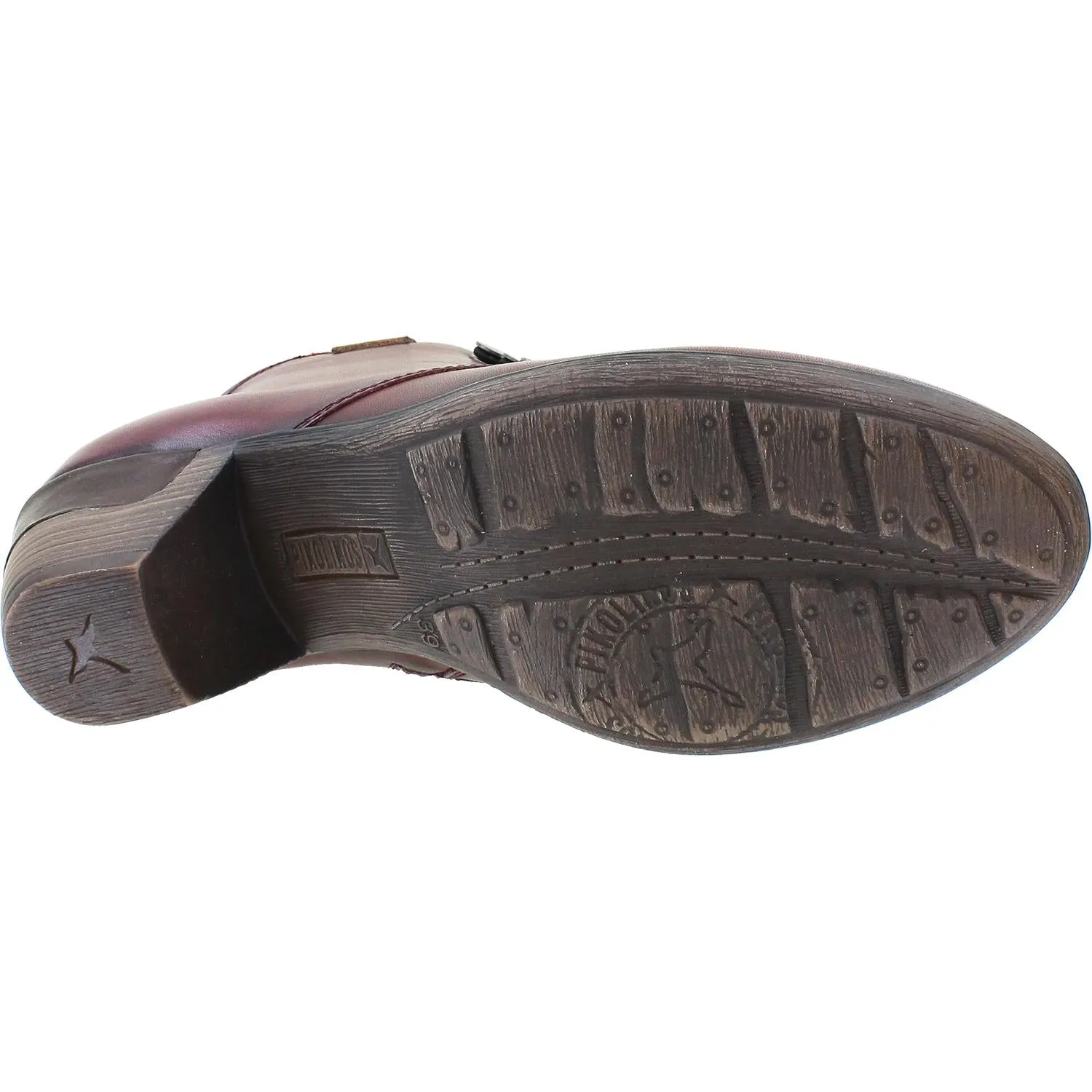 Women's Pikolinos Rotterdam 902-8746 Garnet/Olmo Leather