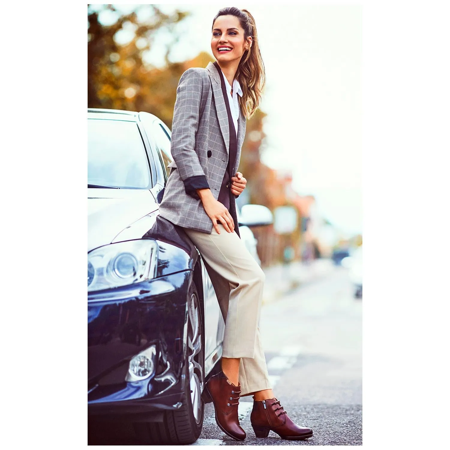 Women's Pikolinos Rotterdam 902-8746 Garnet/Olmo Leather