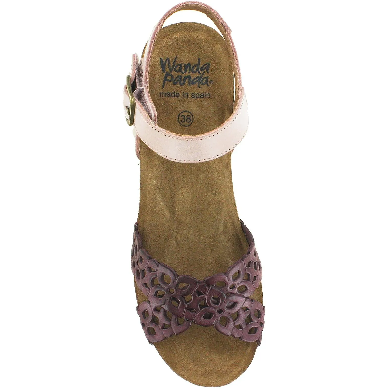 Women's Wanda Panda Evita Berenjena Purple/Mauve Leather